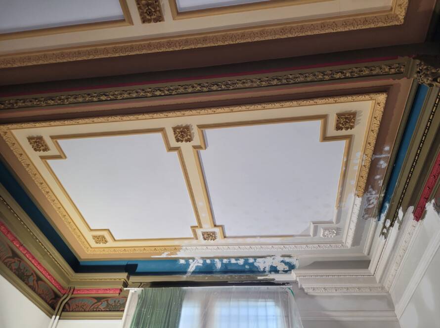 Plafond stuken